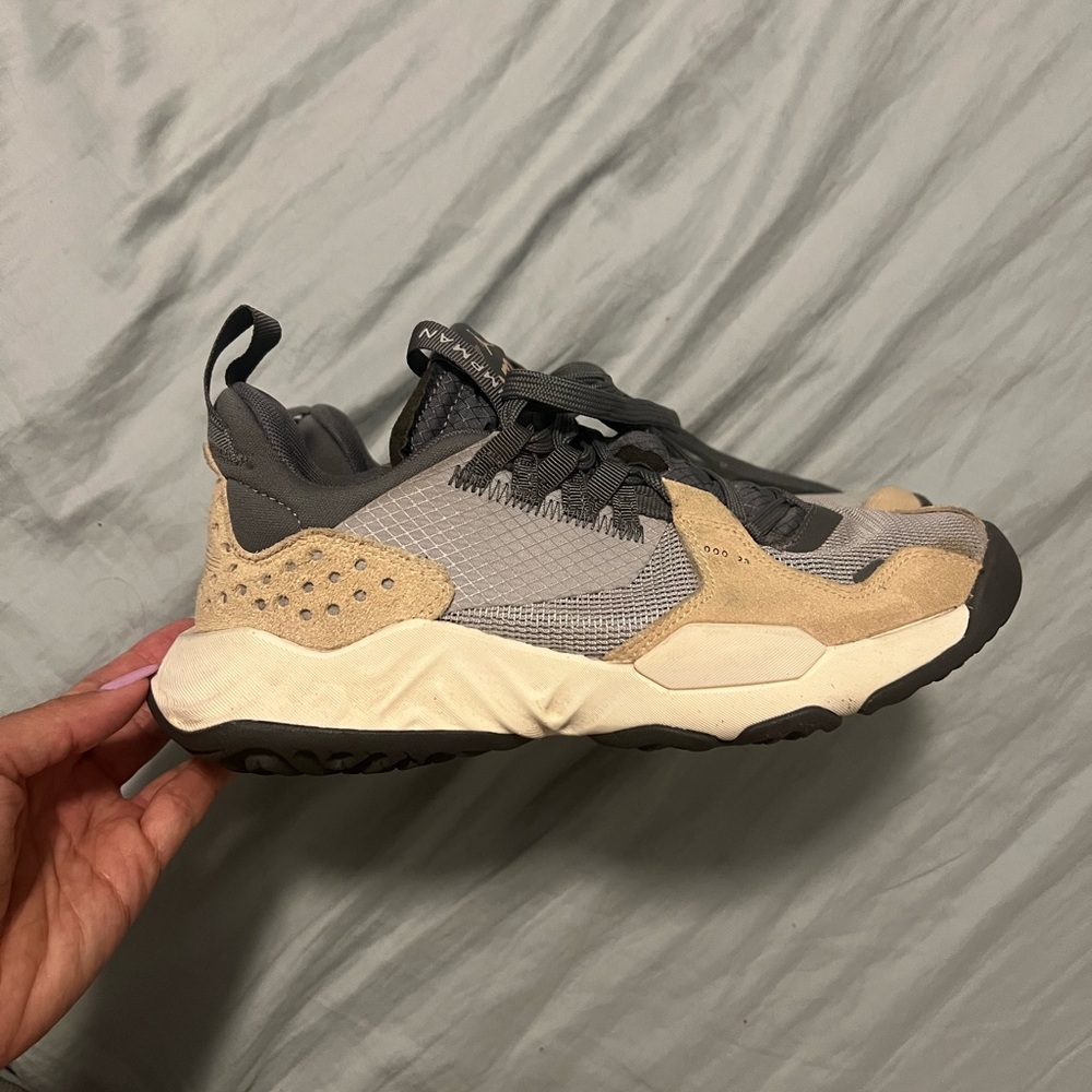 Nike Jordan Delta 2 grey tan cream Men Women Sneakers